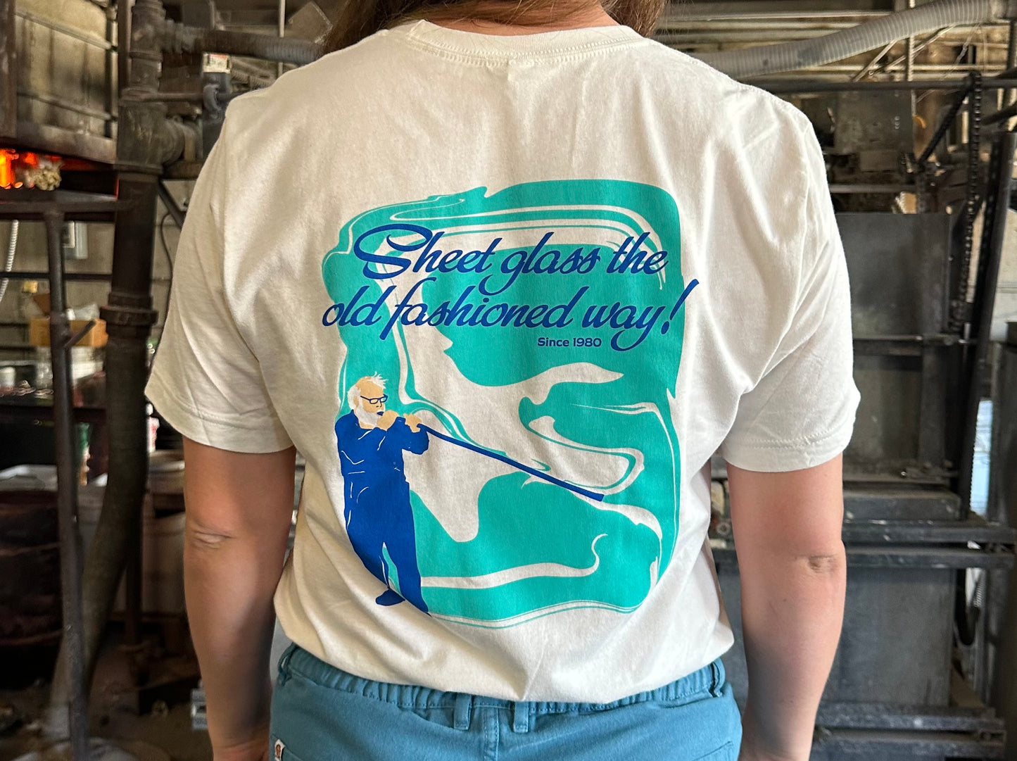 "Sheet Glass The Old Fashioned Way" Tee