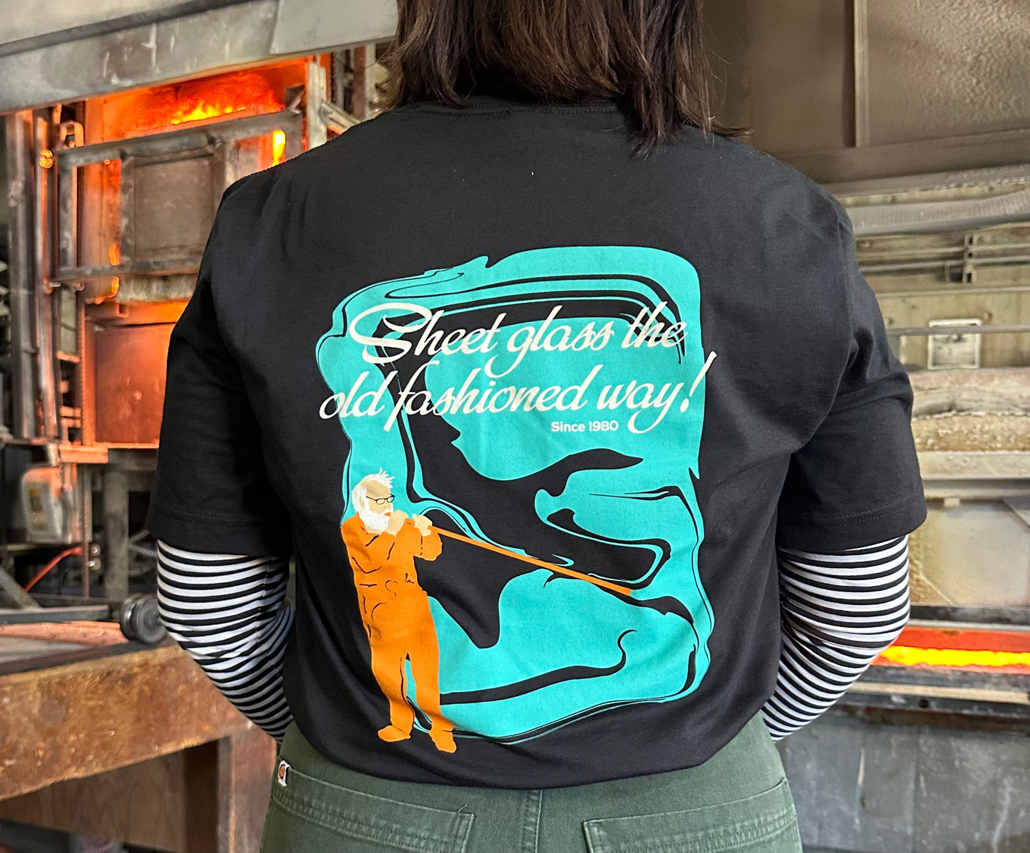 "Sheet Glass The Old Fashioned Way" Tee