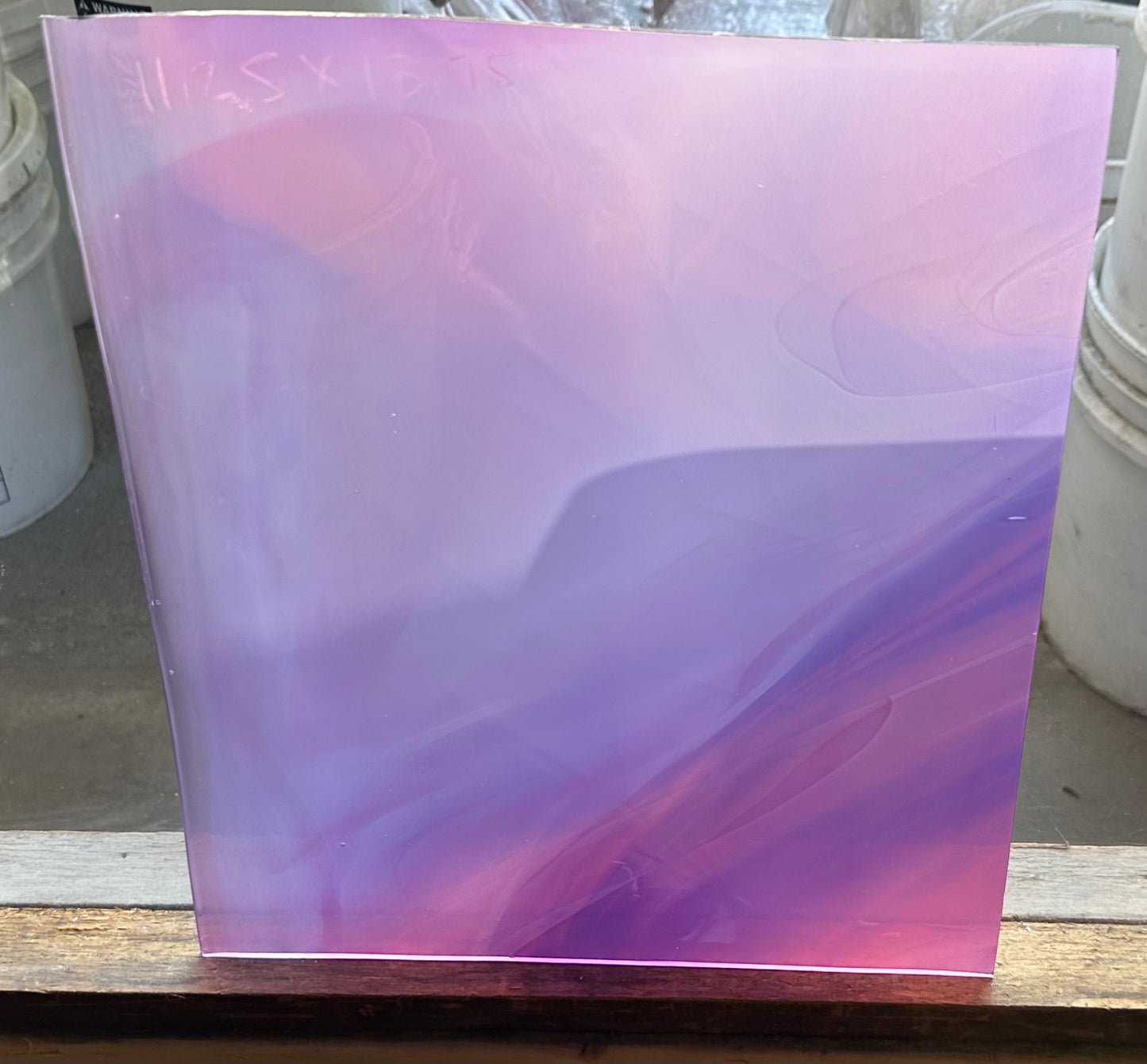 P2 SP 48/262 Pink and Purple Swirl on Opal