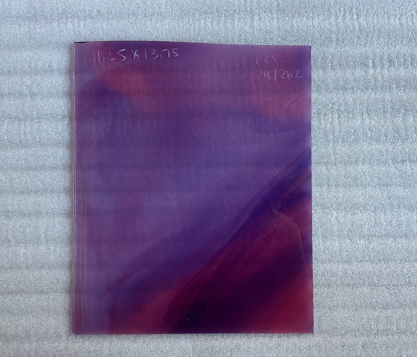 P2 SP 48/262 Pink and Purple Swirl on Opal