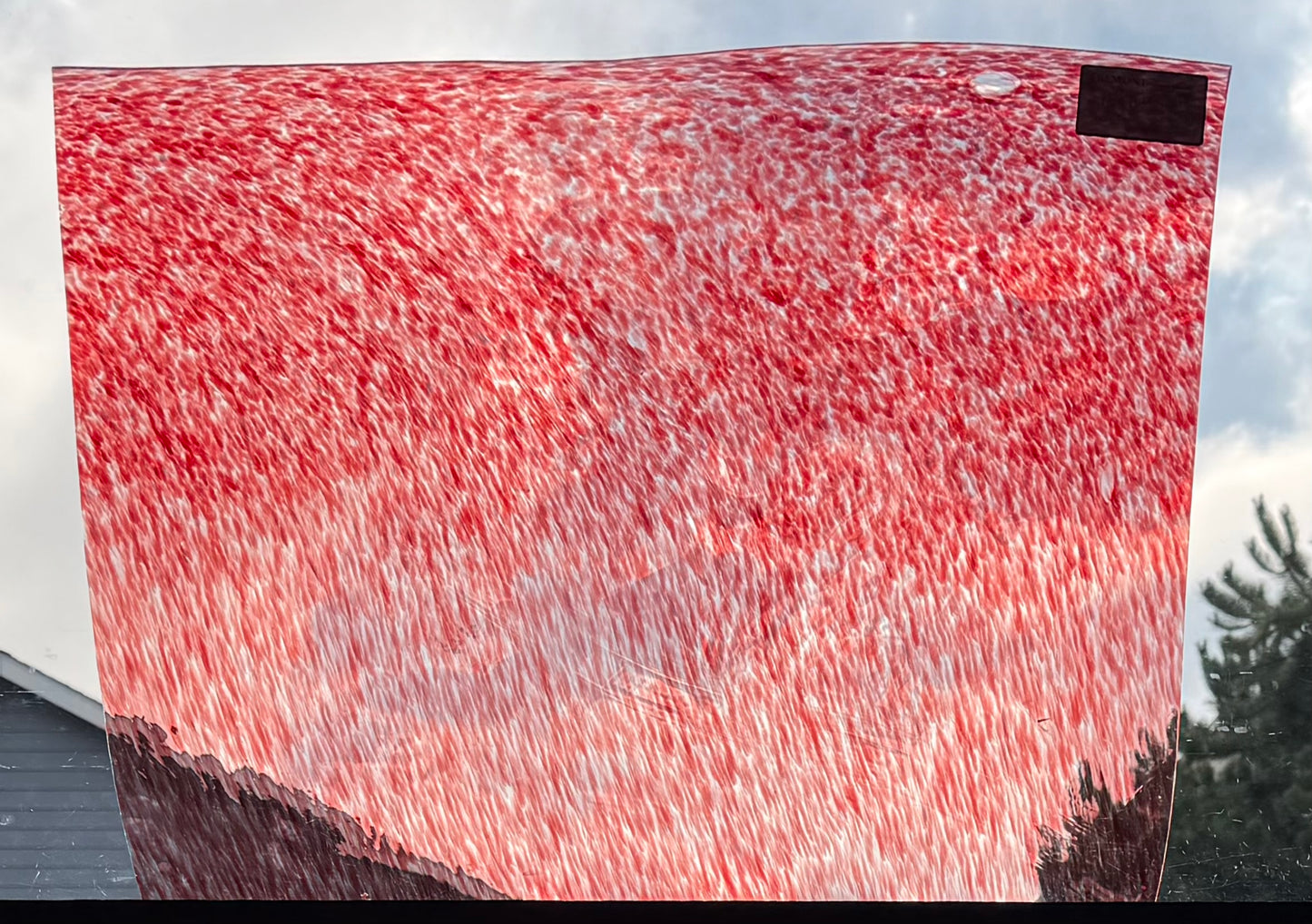 Full Sheet Red Puff Test