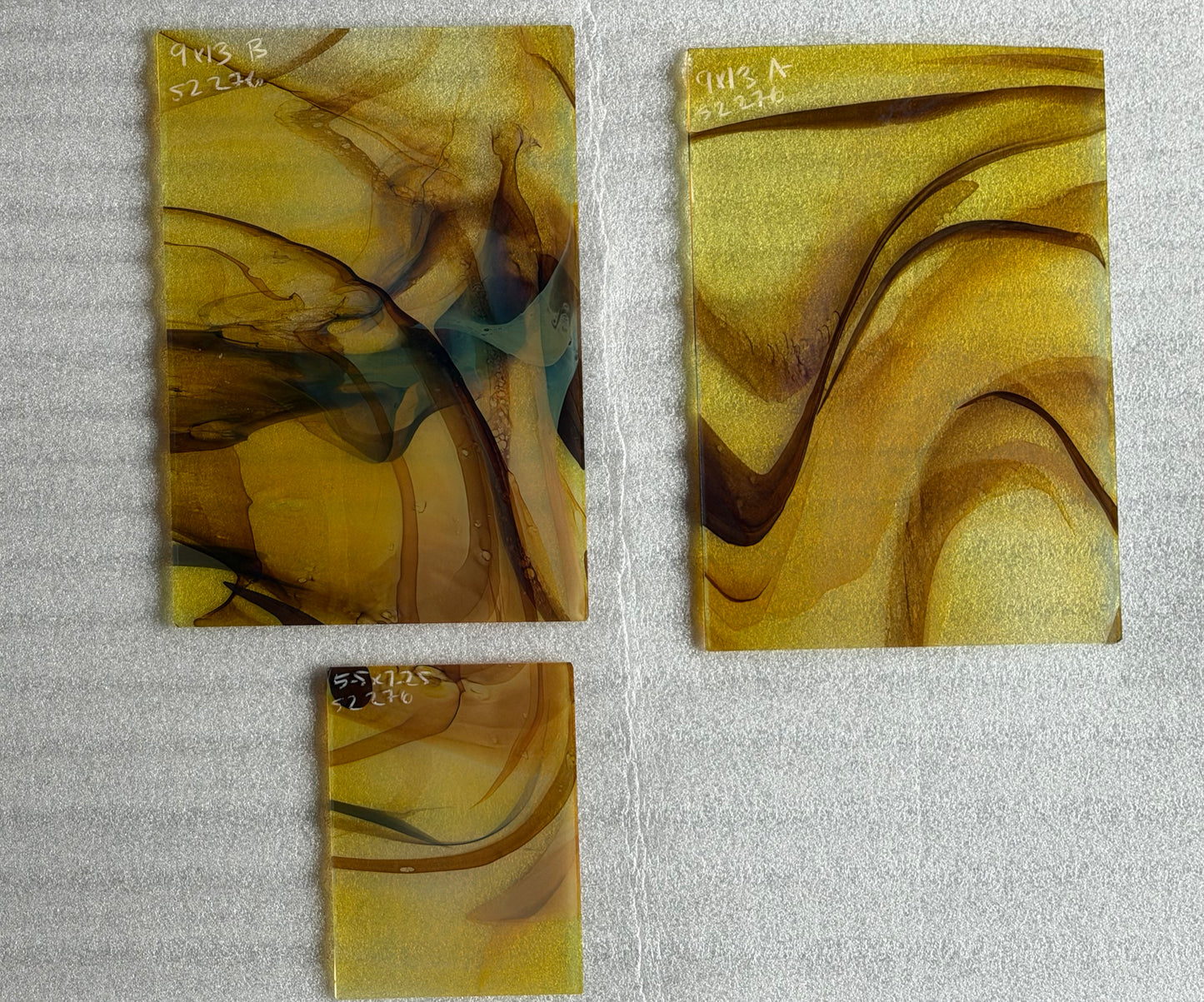 S2 276 Silver, Brown, Gold Streaky