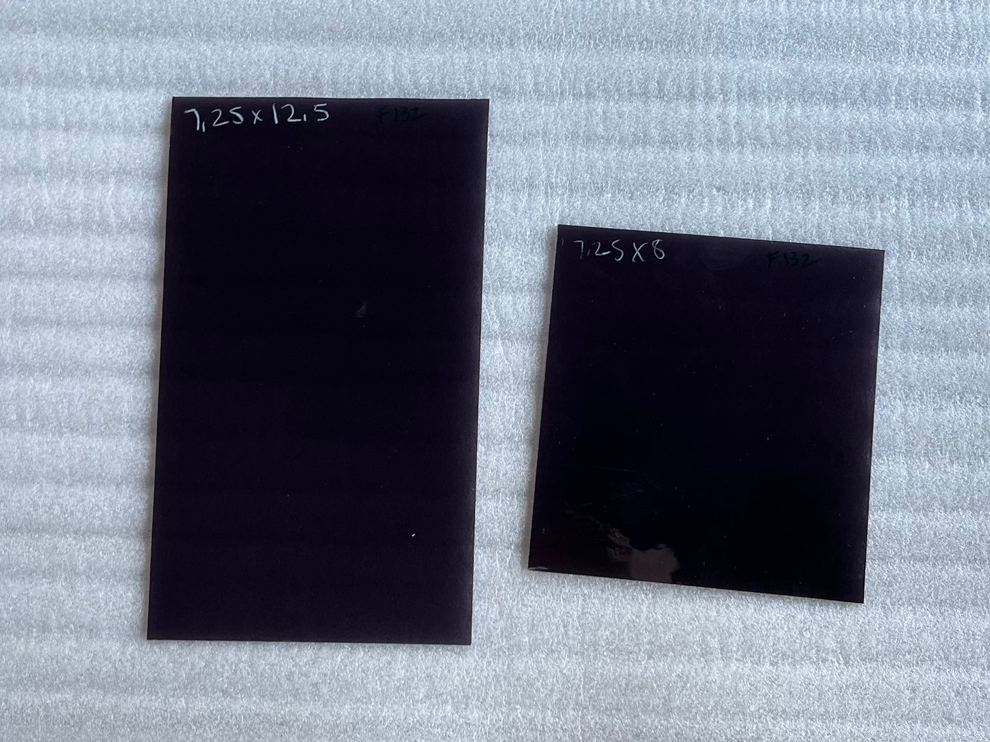 F 132 Purple Flashed glass