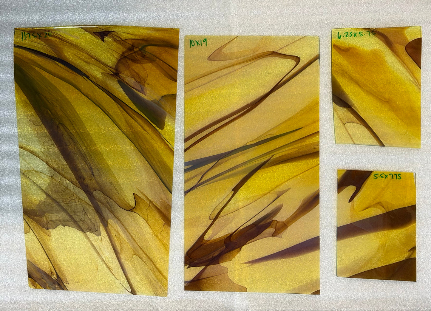 S2 276 Silver, Brown, Gold Streaky