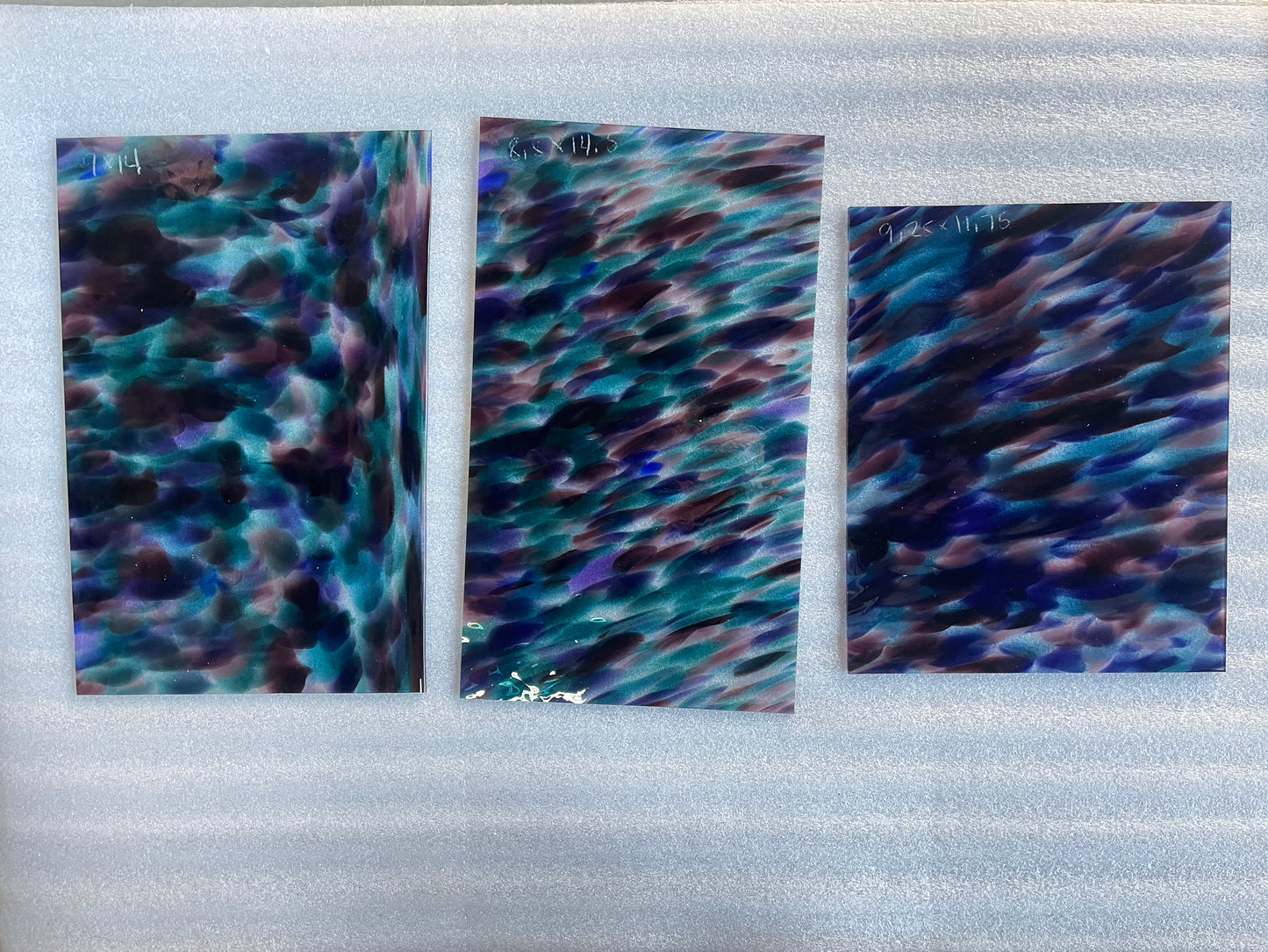 G 202 Teal, Mauve, Aubergine, Purple