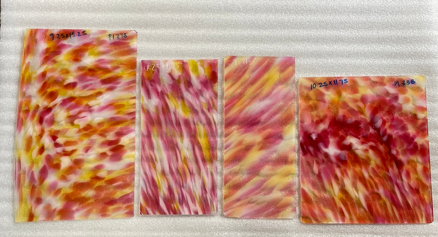 P1 338 Pink/yellow/white