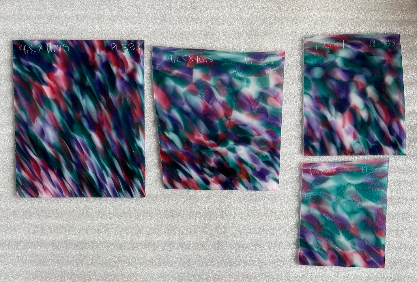 P1 333 purple/pink/teal/white on transparent