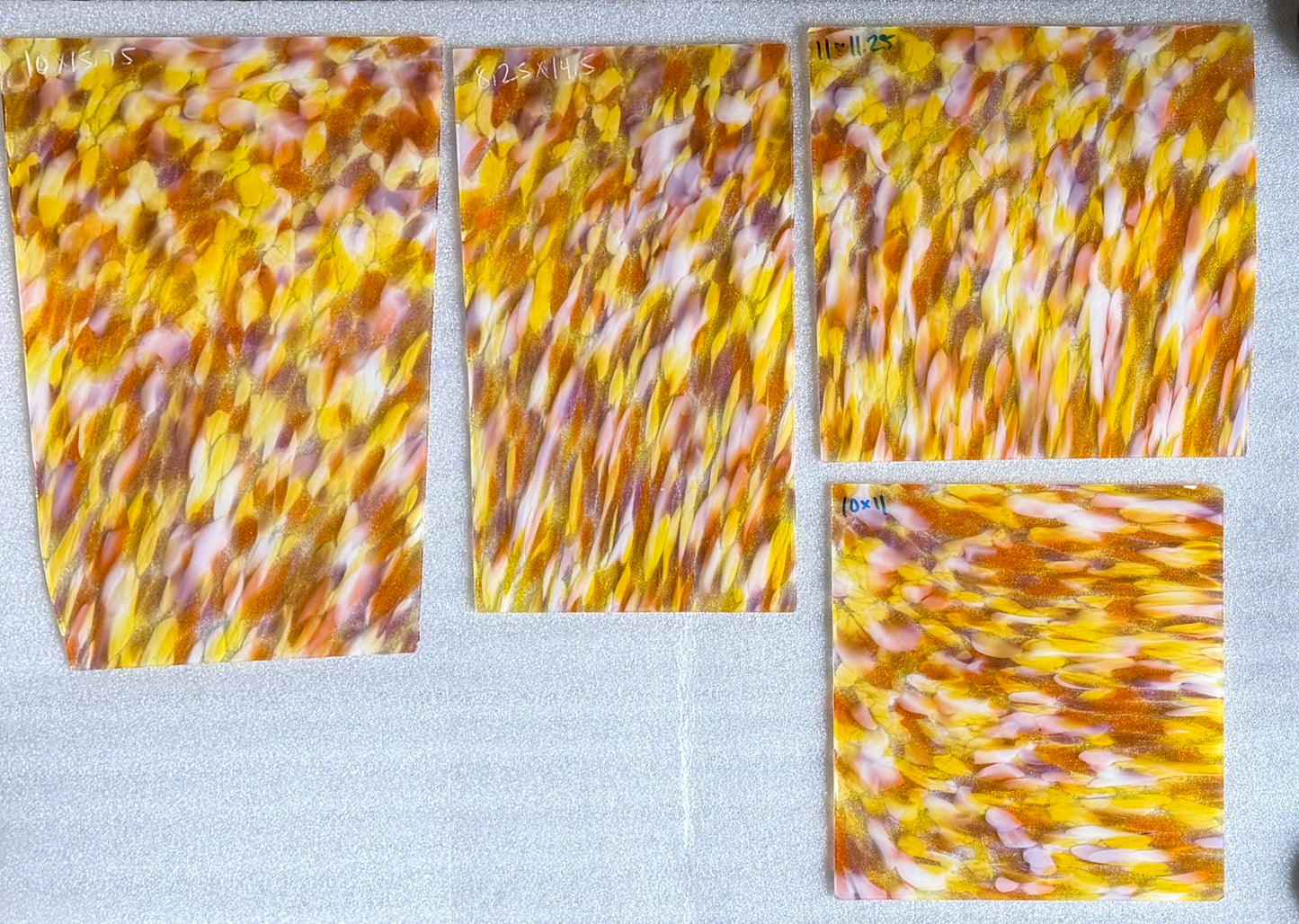 P2 343 SF Tangerine/yellow/lavender/white on transparent