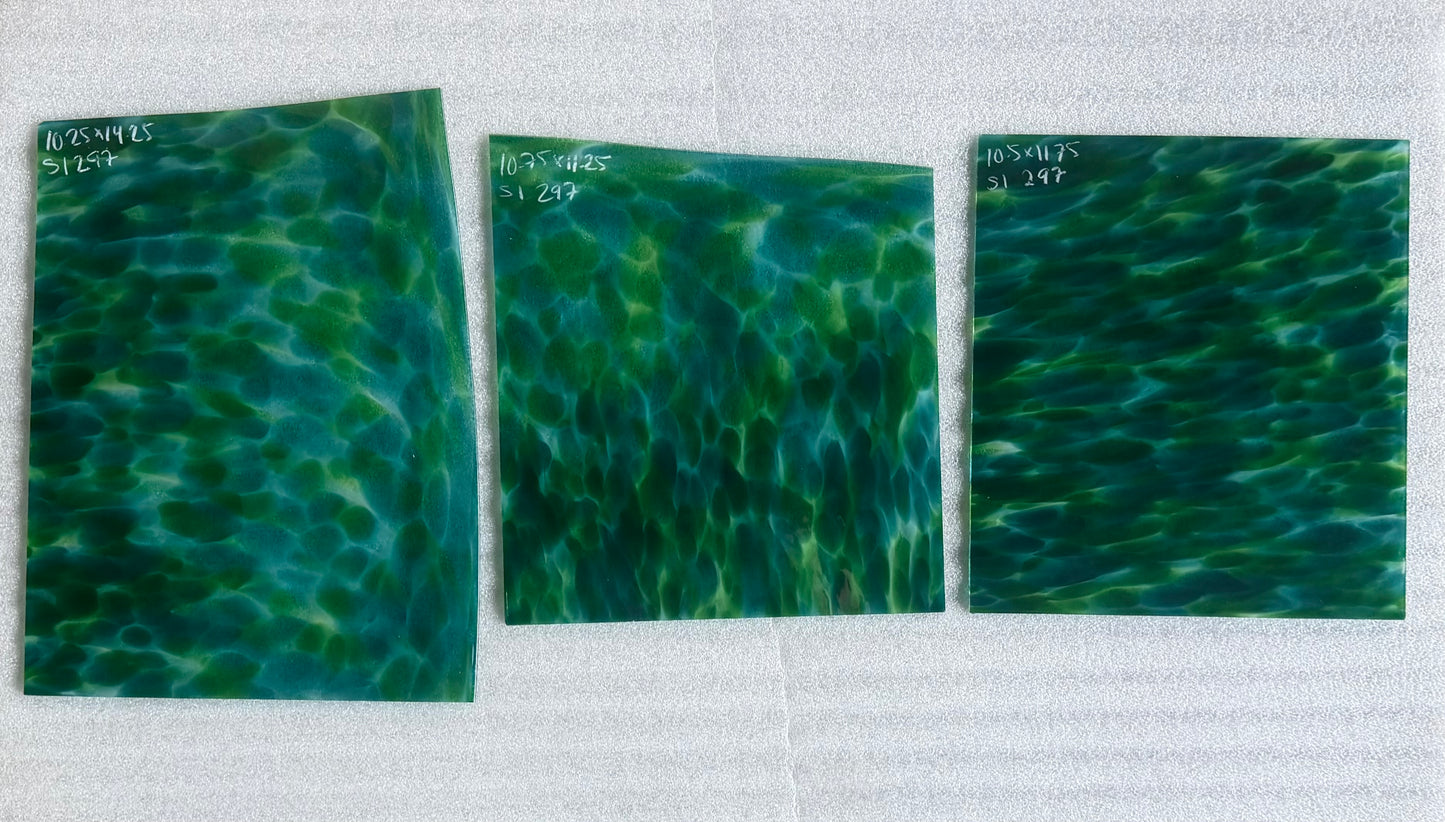 S1 297 Teal, Green, White