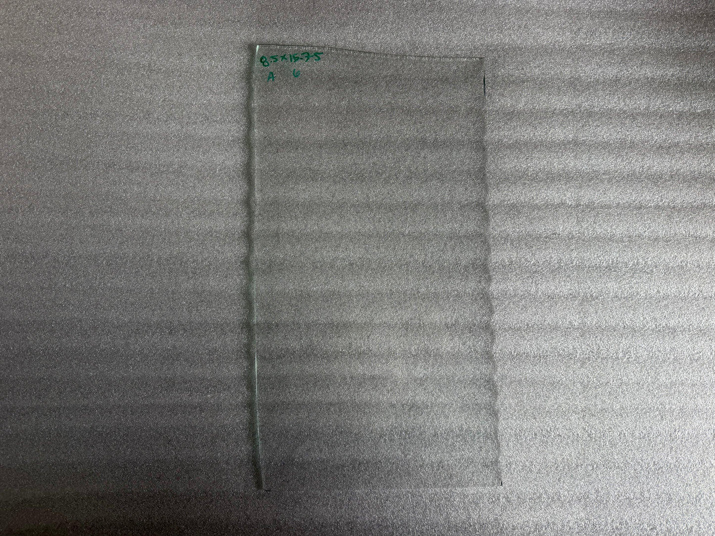 A 6 Clear w/ Striations