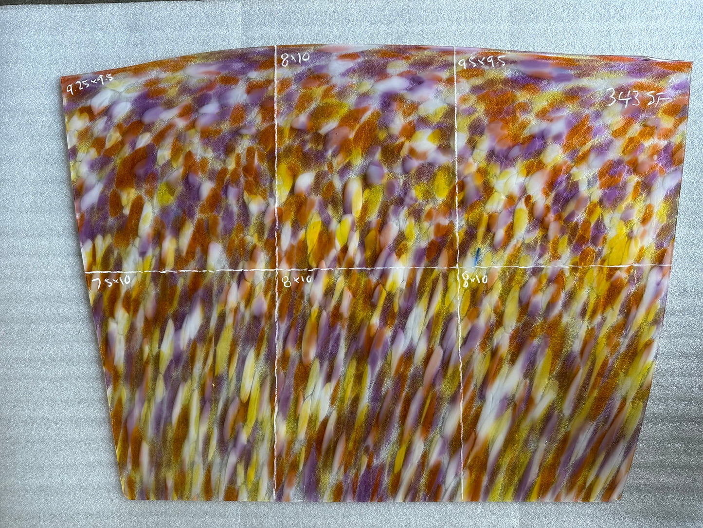 P2 343 SF Tangerine/yellow/lavender/white on transparent