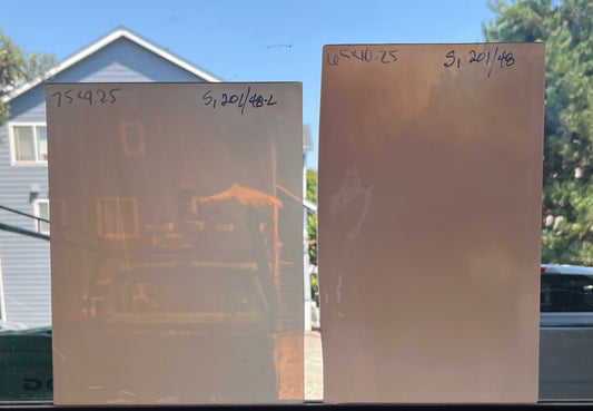S1 201/48 White Opal on Peach