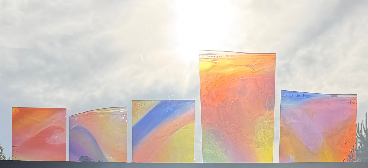 P2 253 Transparent Rainbow Swirl