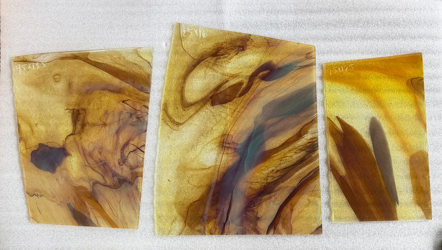 S2 276 Silver, Brown, Gold Streaky