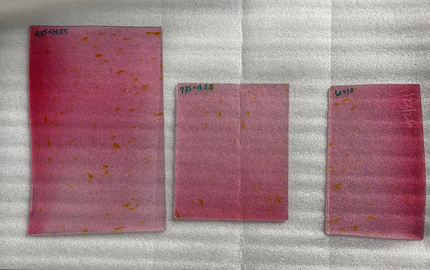 P1 1/23/26 Pink w/ amber flecks